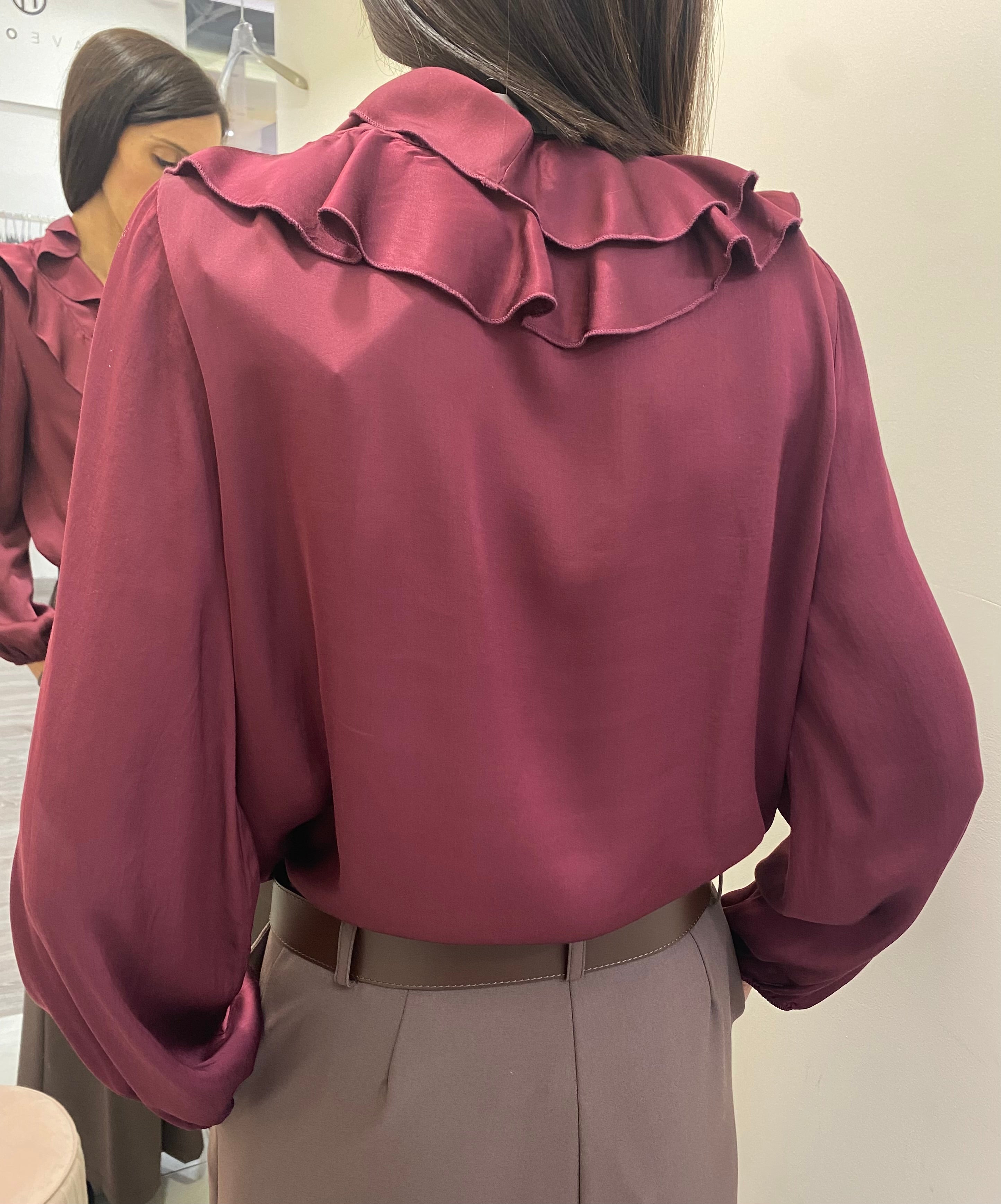 HAVEONE - CAMICIA CON ROUCHES