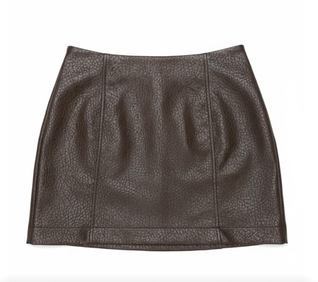 HAVEONE - GONNA MINI ECOPELLE EFFETTO COCCO