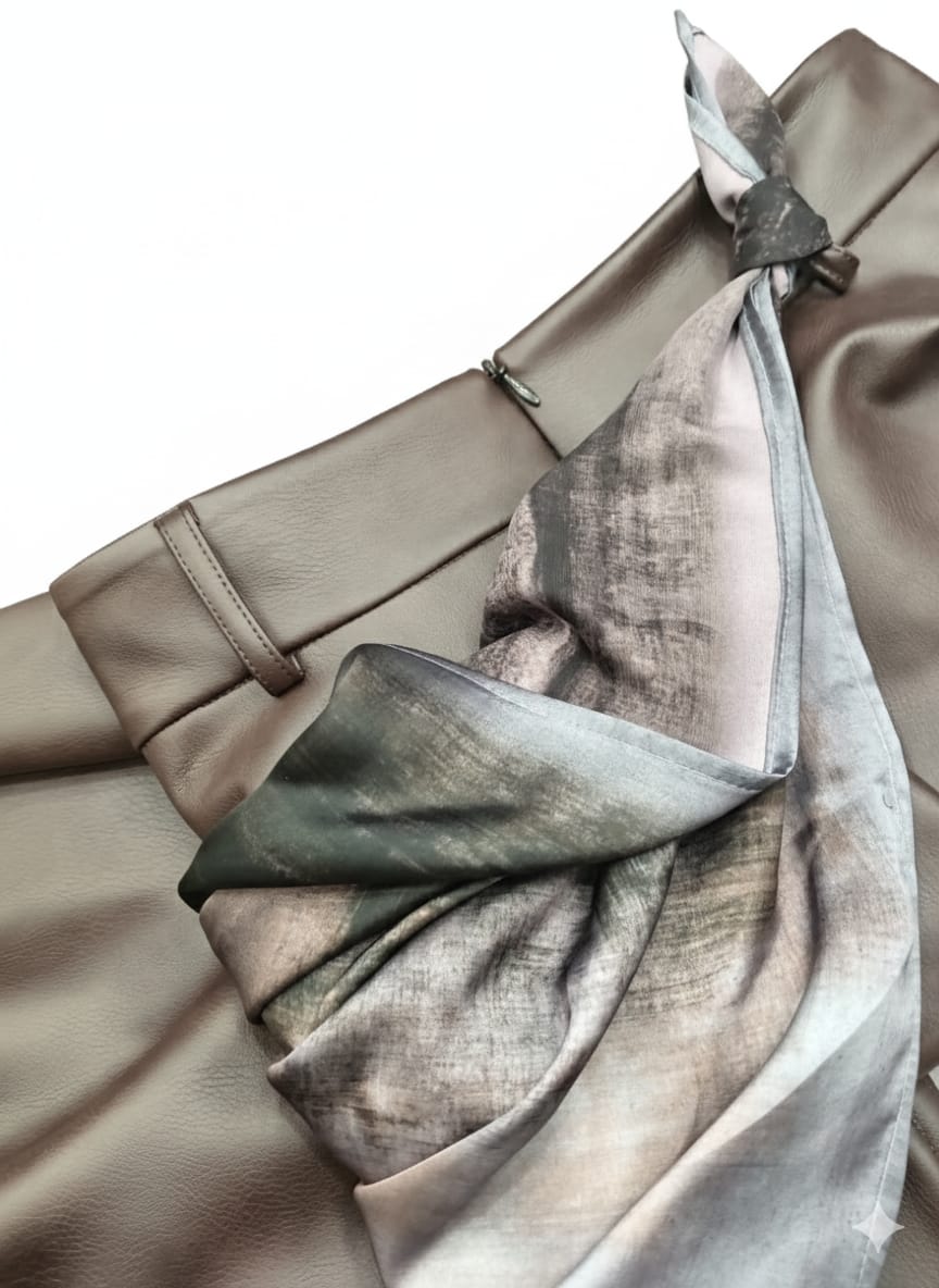 PHILIA LOFT -GONNA MIDI ECOPELLE