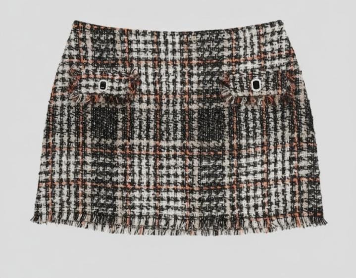 VICOLO -MINIGONNA CON BOTTONI GIOIELLO