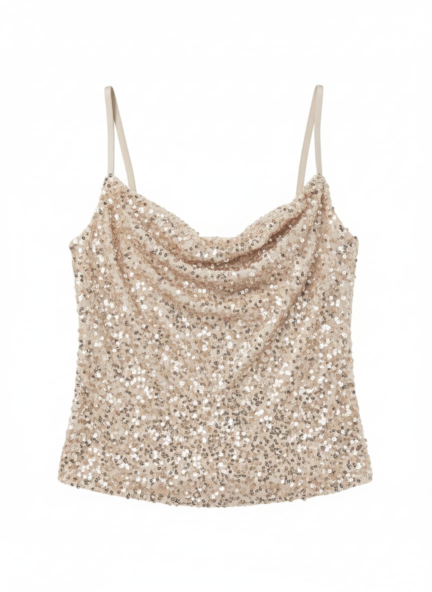 ERREBI -TOP PAILLETTES