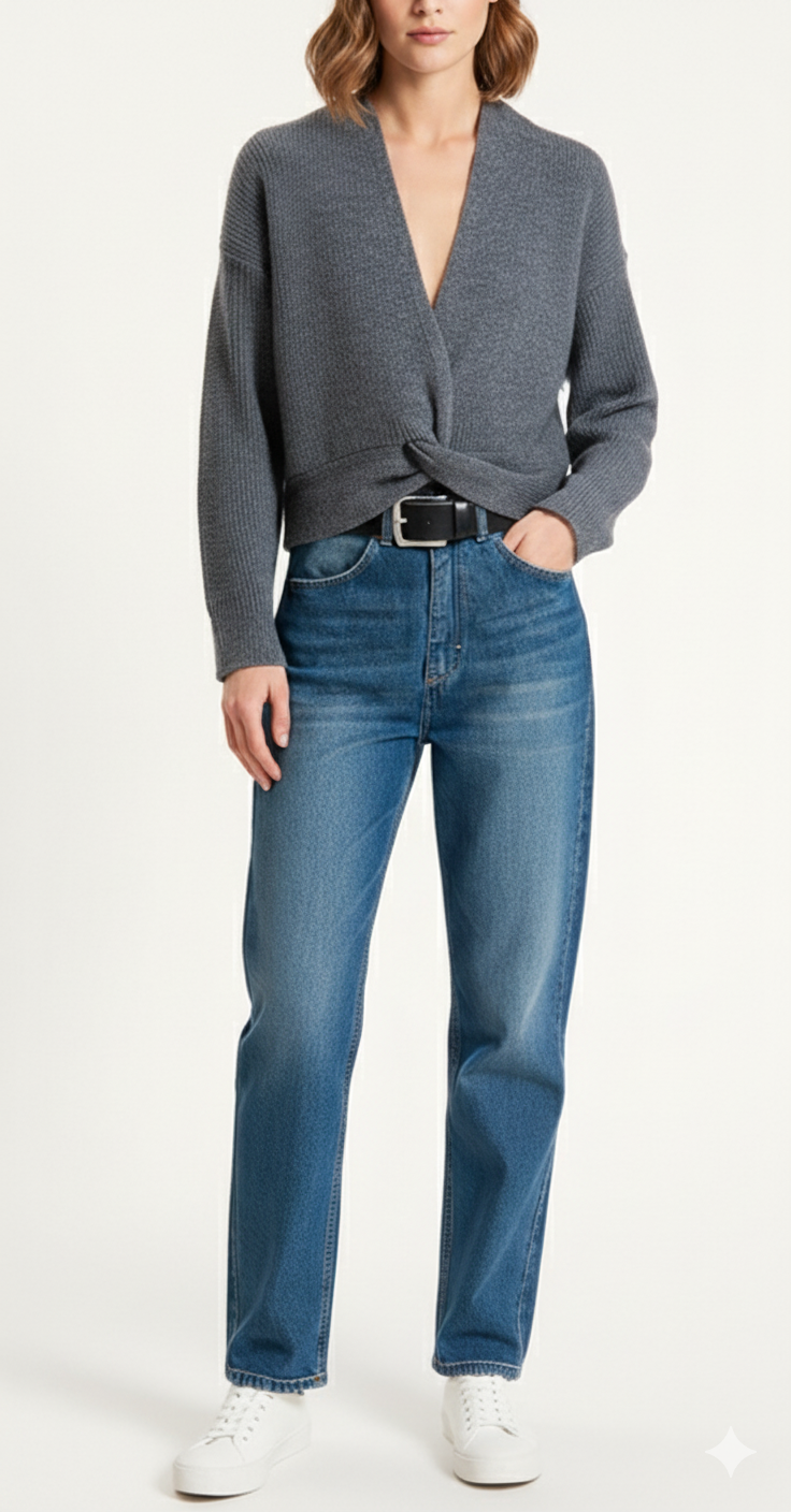 HAVEONE -MAGLIA INCROCIATA