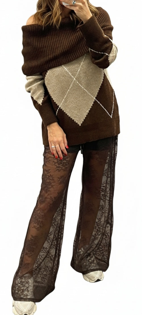 ERREBI -MAGLIA A SCACCHI