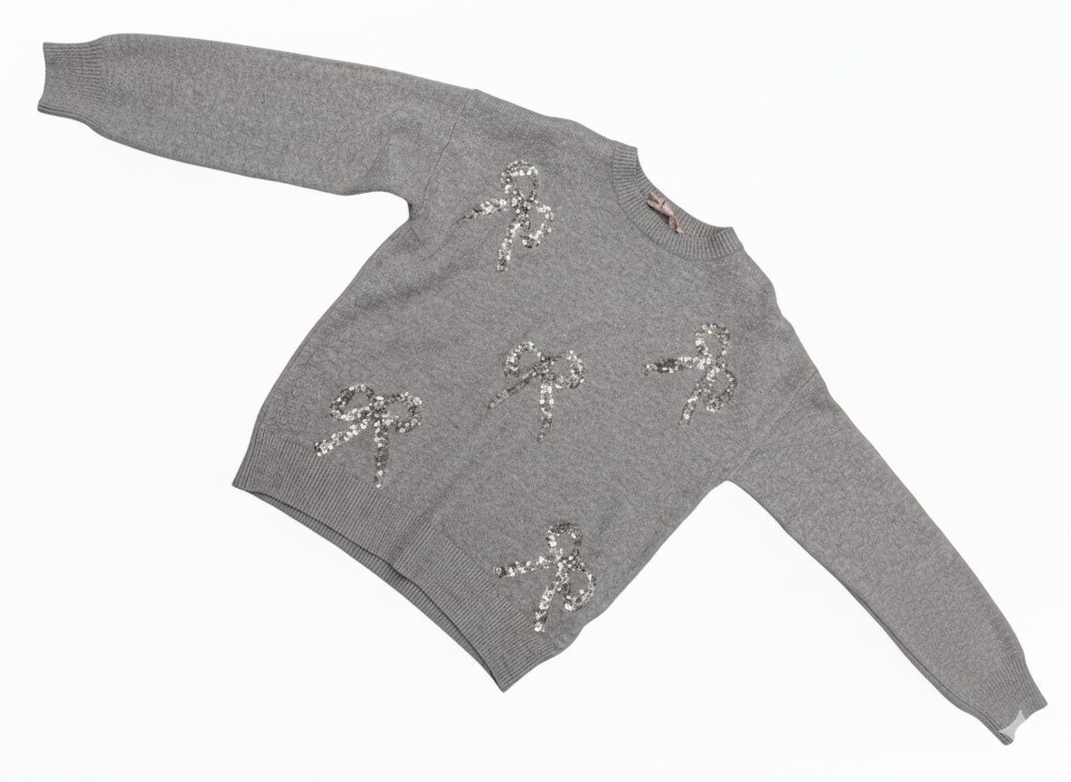 ERREBI-MAGLIA FIOCCHI PAILLETTES