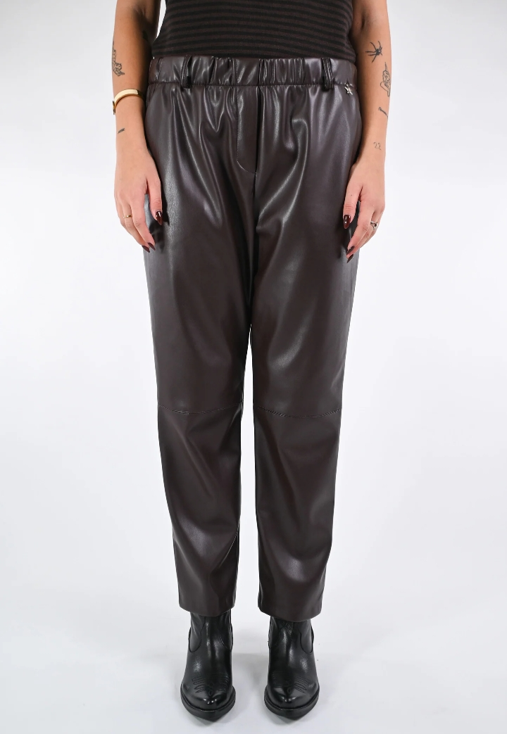 SOUVENIR - PANTALONE SIGARETTA ECOPELLE