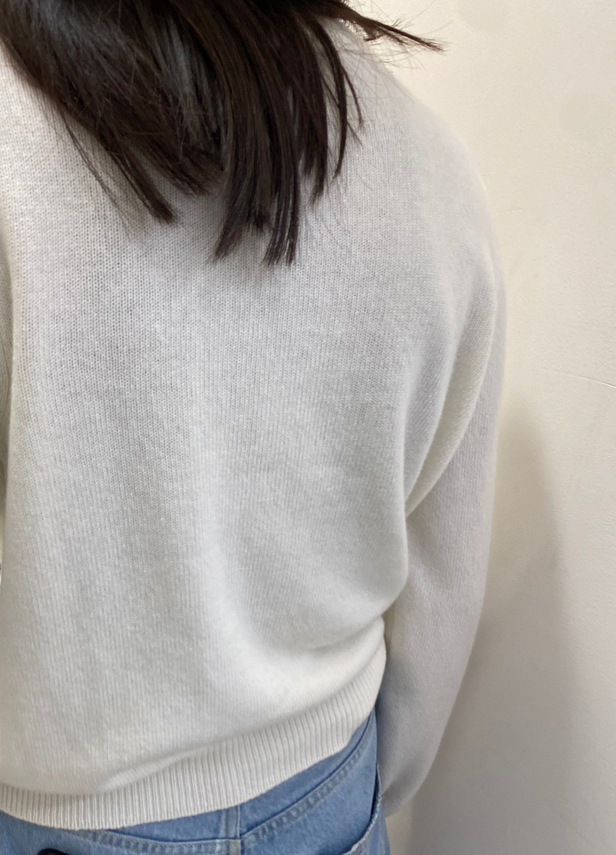 VICOLO - MAGLIA CON SCRITTA RICAMATA