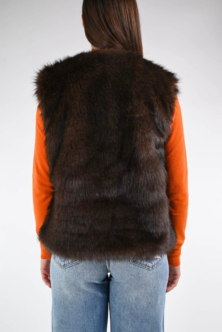 VICOLO - GILET ECOPELLICCIA