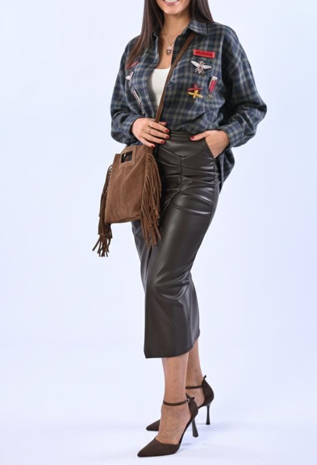 ERREBI -GONNA ECOPELLE