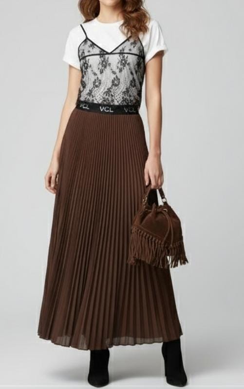 VICOLO -GONNA LUNGA PLISSE