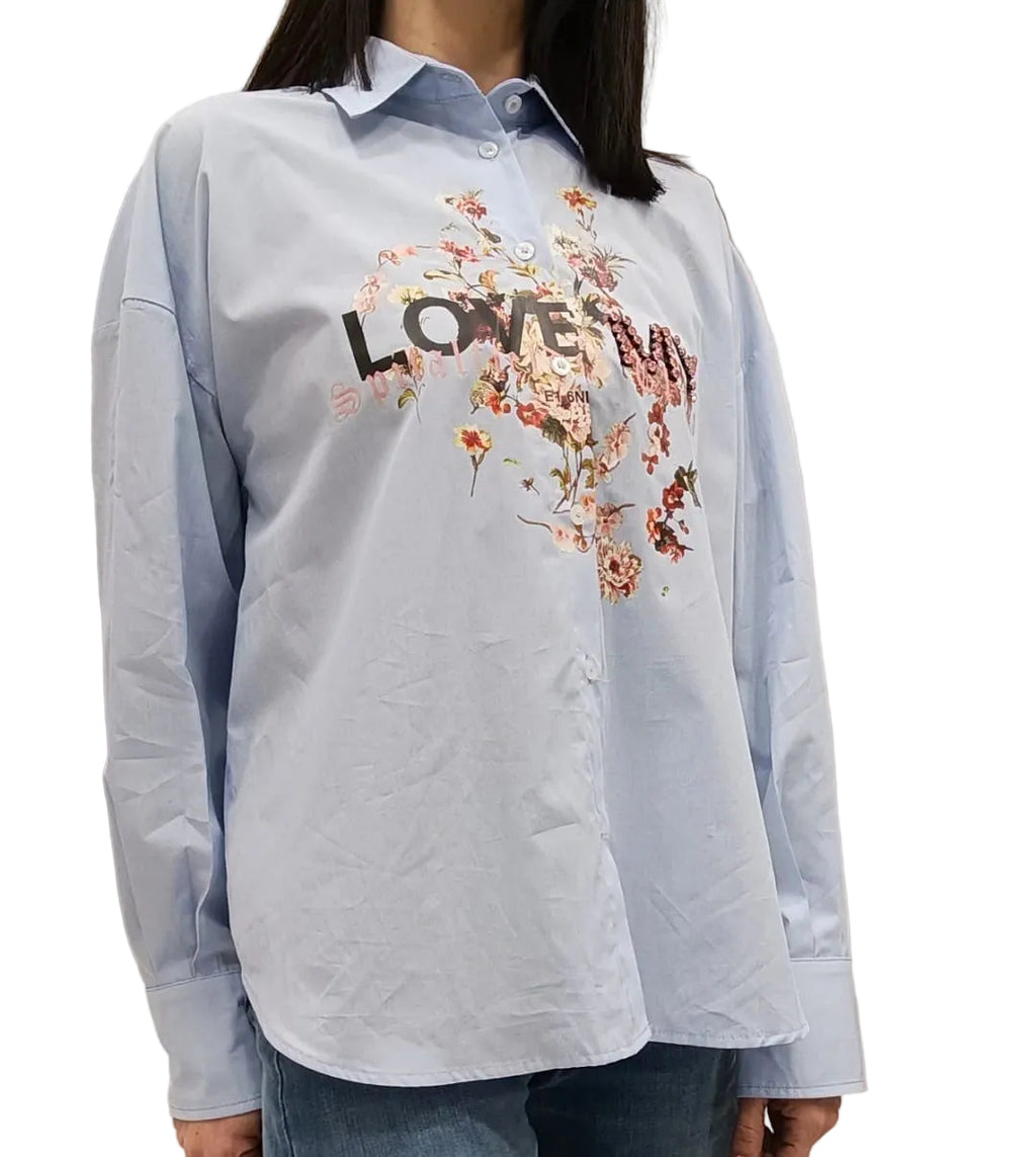 VICOLO-CAMICIA STAMPA FLOREALE