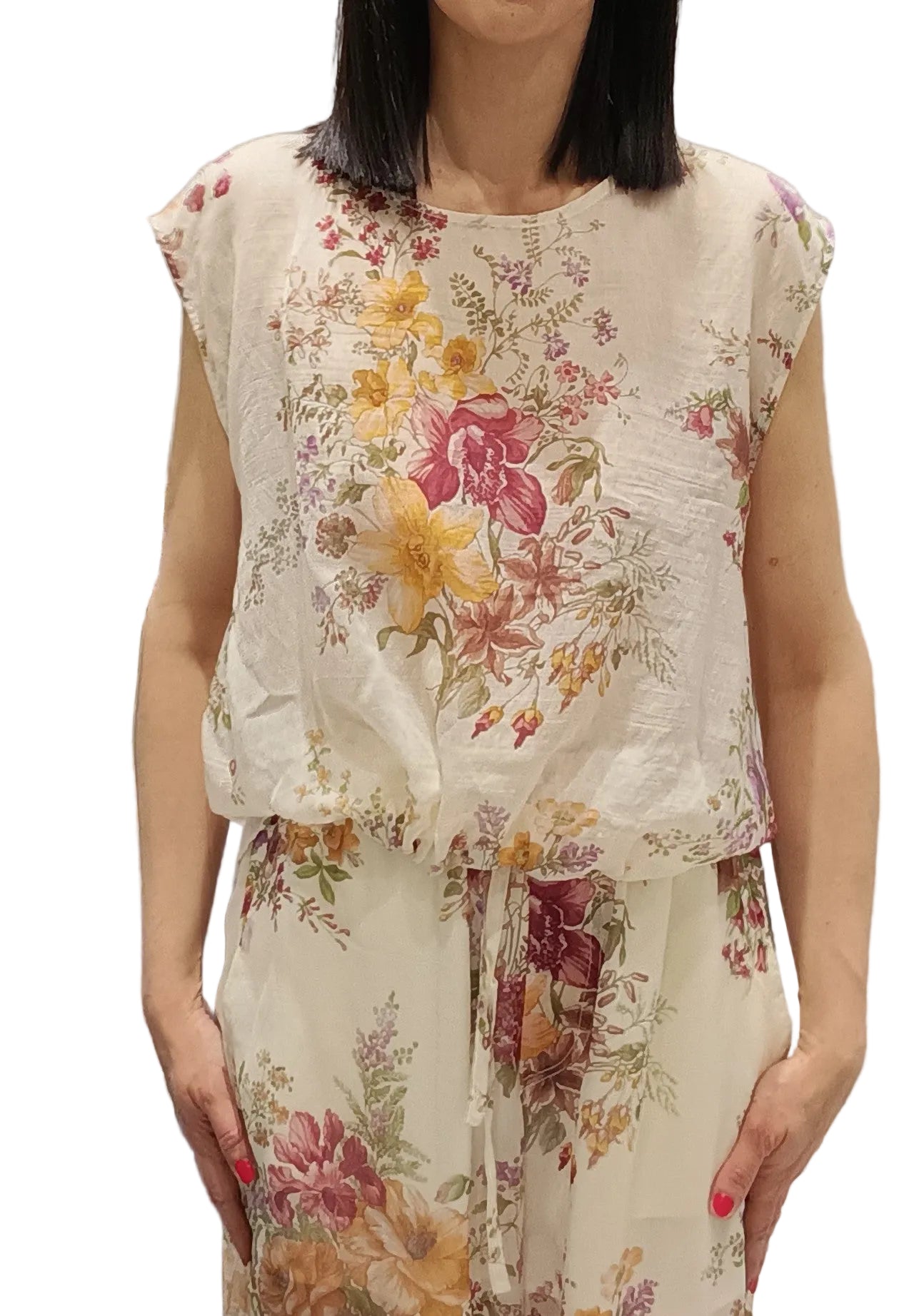 VICOLO-BLUSA FLOREALE