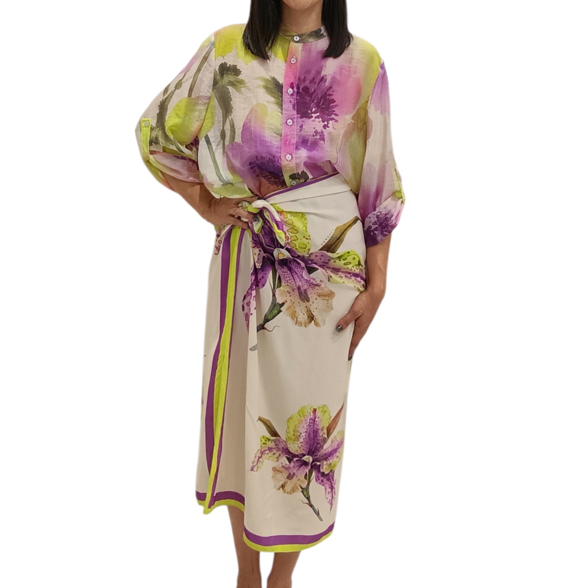HAVEONE -CAMICIA FLOREALE