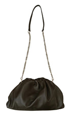 POCHETTE IN PELLE ARRICCIATA
