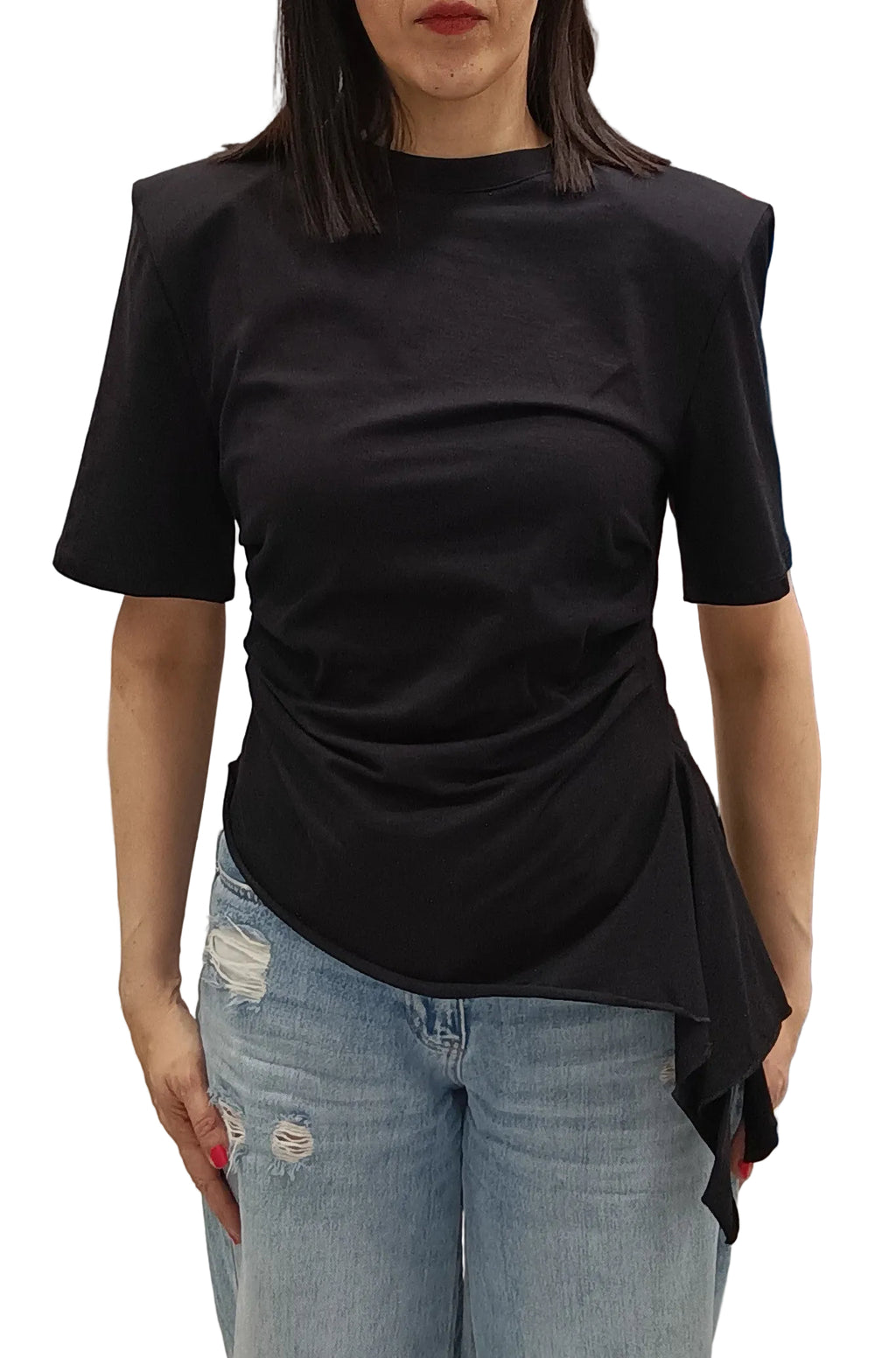 VICOLO-T SHIRT ASIMMETRICA