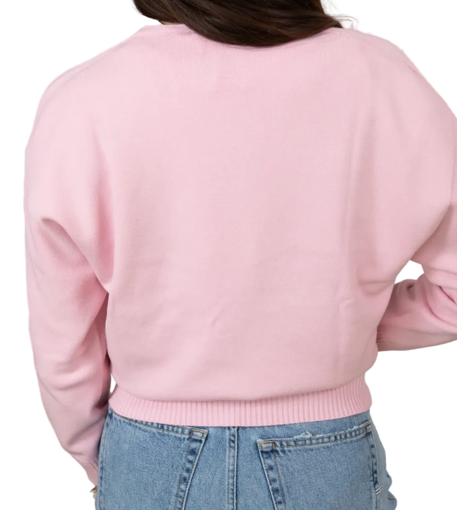 VICOLO-CARDIGAN BOTTONE GIOIELLO