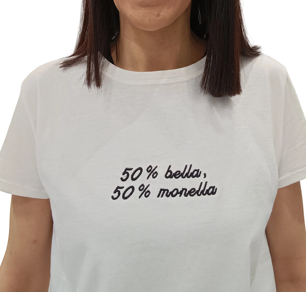 VICOLO-T SHIRT"50%BELLA 50%MONELLA"