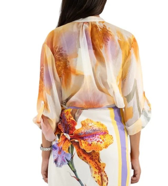 HAVEONE -CAMICIA FANTASIA FLOREALE