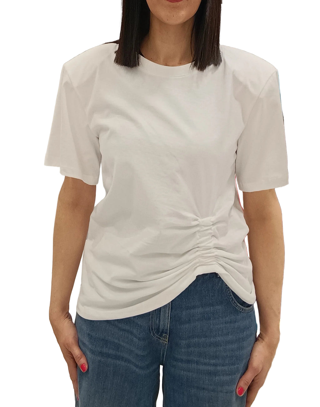 VICOLO-T SHIRT MINI ARRICCIATURA