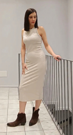 VICOLO-ABITO MIDI IN LUREX