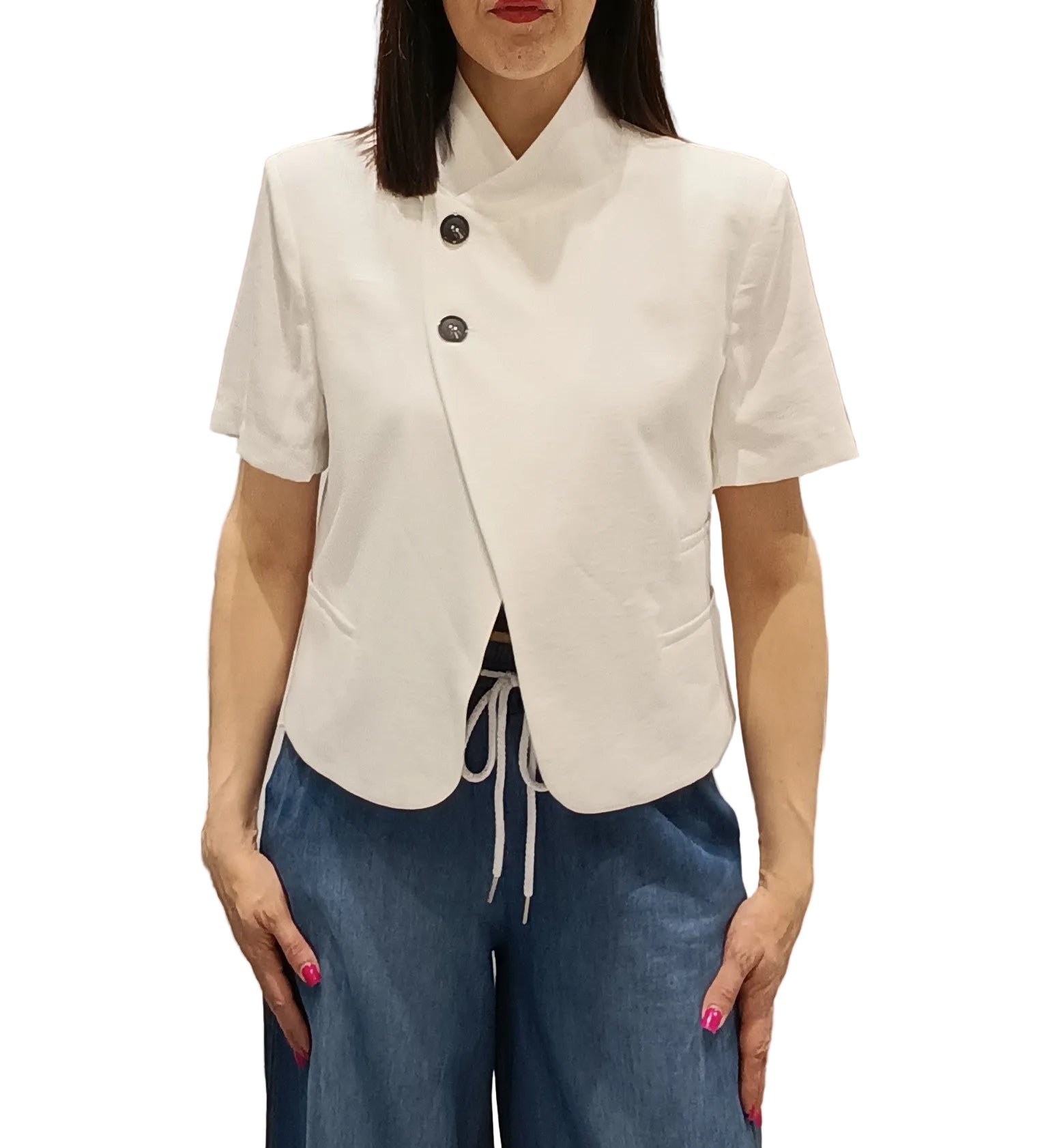 HAVEONE-GIACCA COREANA MEZZA MANICA