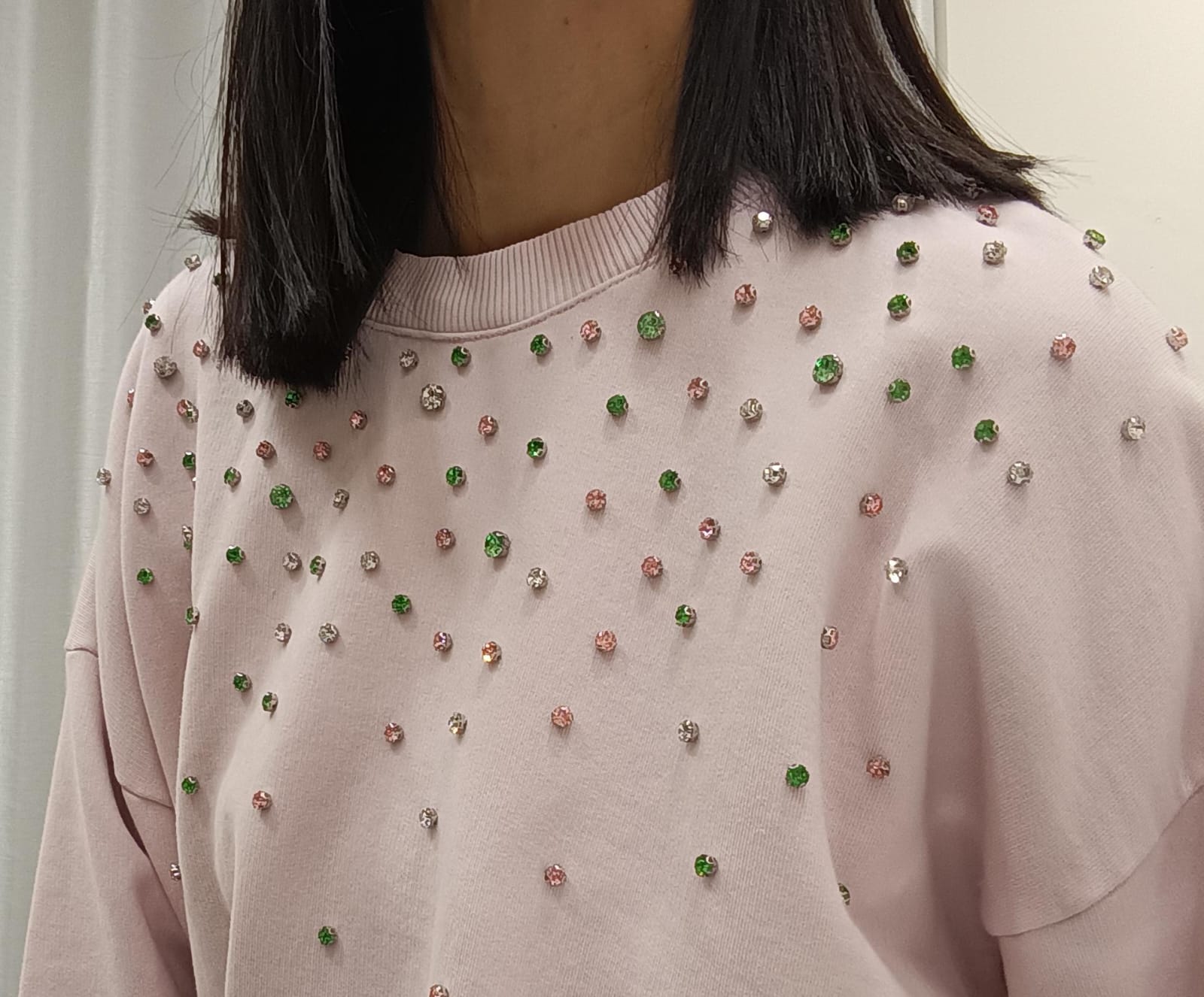 VICOLO-FELPA OVERSIZE SWAROVSKI