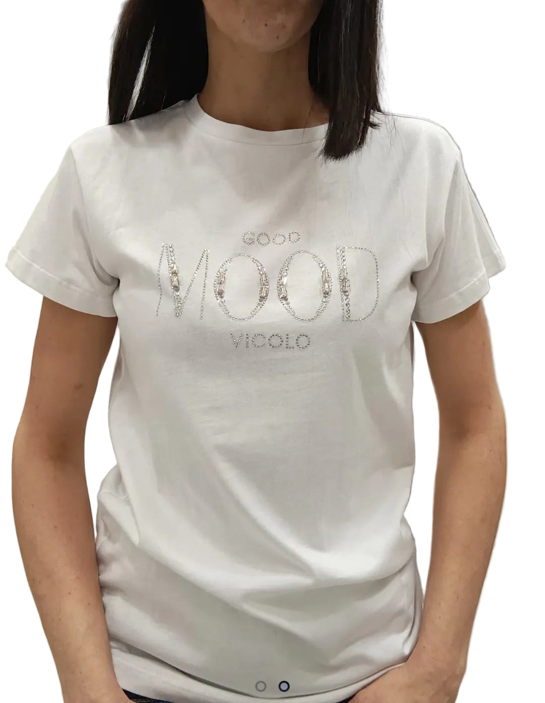 VICOLO-T SHIRT SWAROVSKI