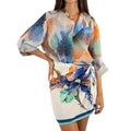 HAVEONE -CAMICIA FANTASIA FLOREALE