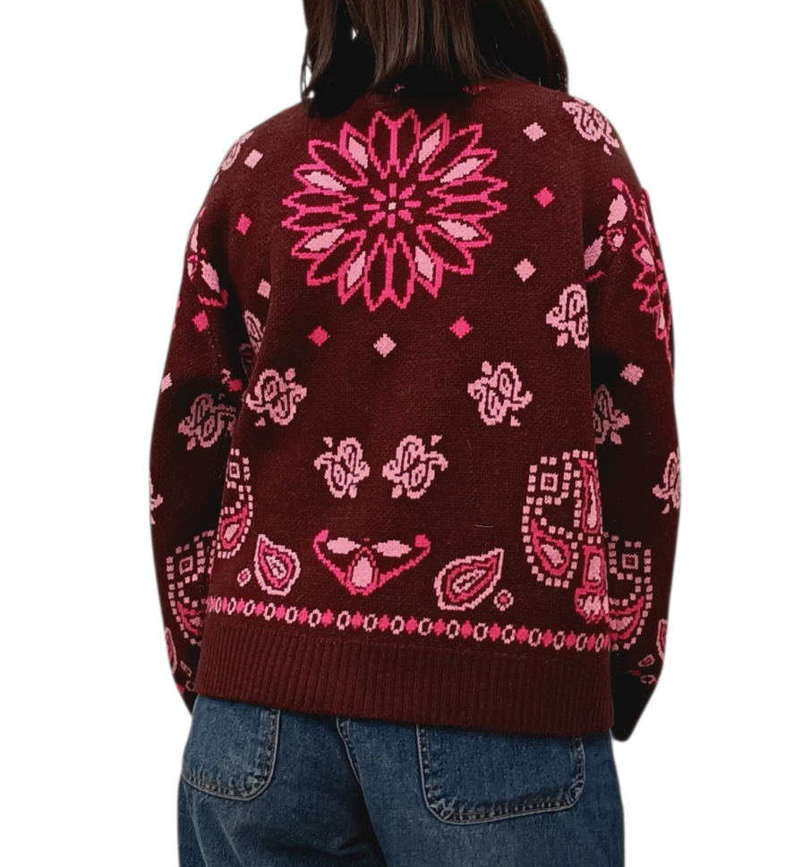 ANGELA DAVIS -CARDIGAN ZIP FANTASIA