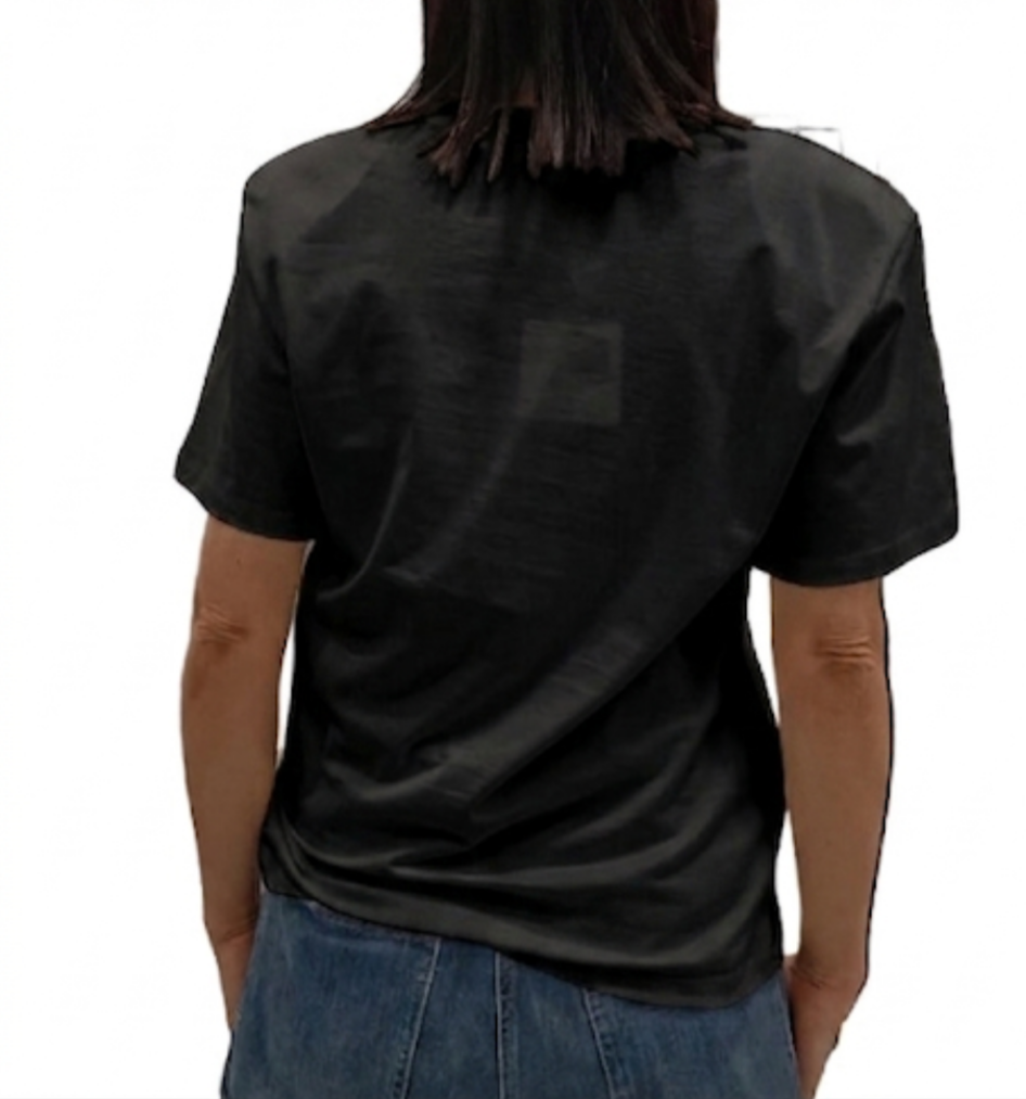 VICOLO-T SHIRT MINI ARRICCIATURA