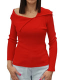 VICOLO-MAGLIA SCOLLO ASIMMETRICO