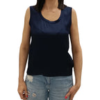 VICOLO-TOP SATIN SMANICATO