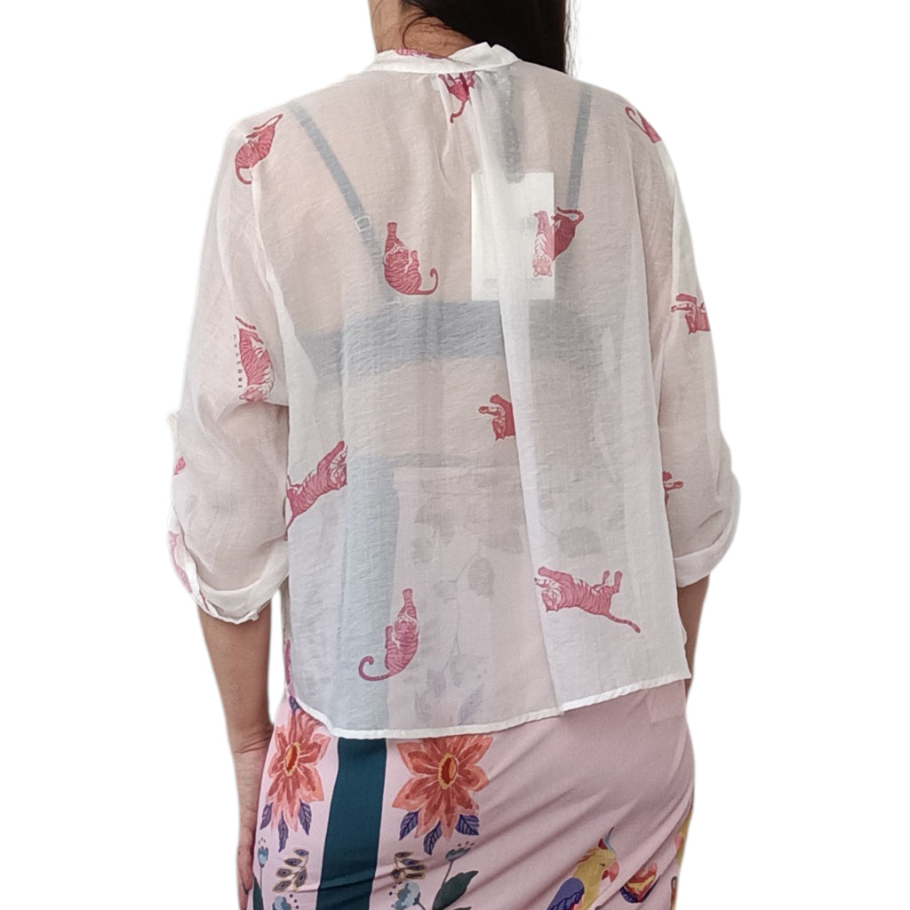 HAVEONE-CAMICIA TIGRE