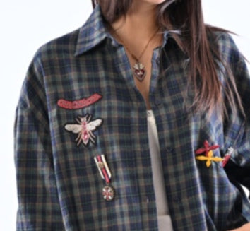 ERREBI -CAMICIA SPILLE