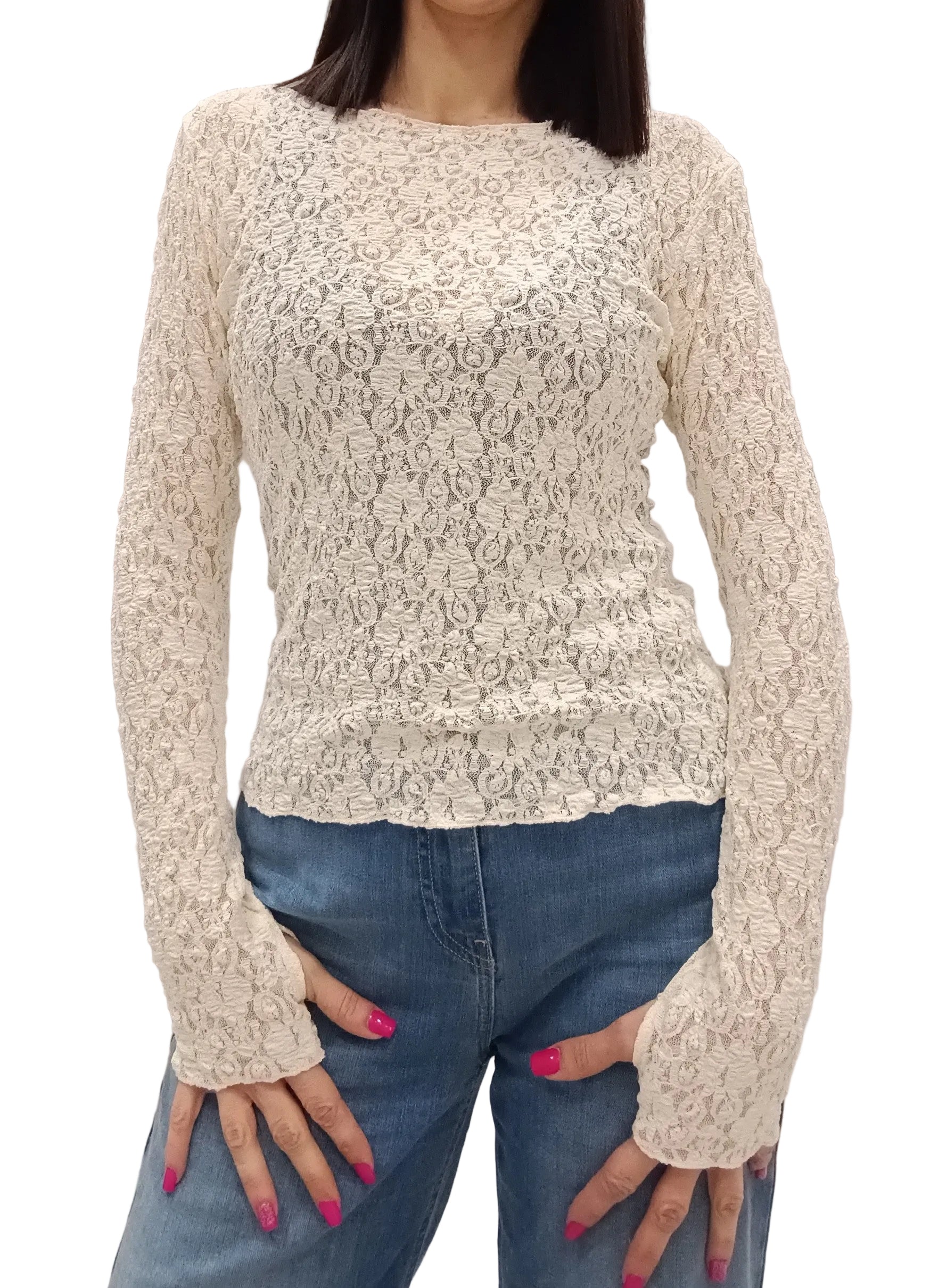 VICOLO-MAGLIA IN PIZZO
