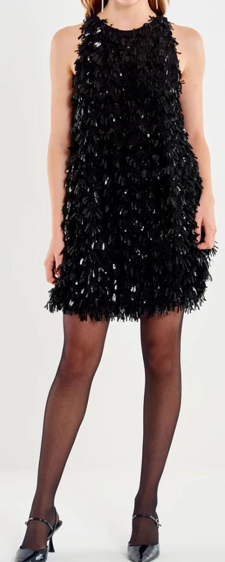 VICOLO-ABITO TULLE E PAILLETTES