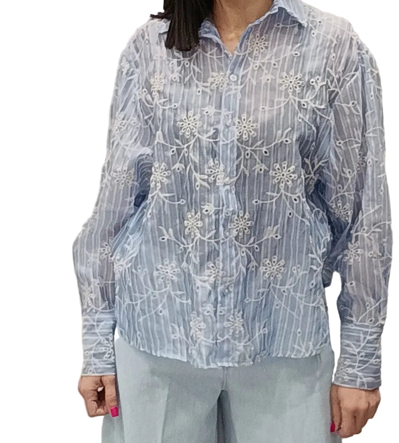 HAVEONE -CAMICIA RICAMI
