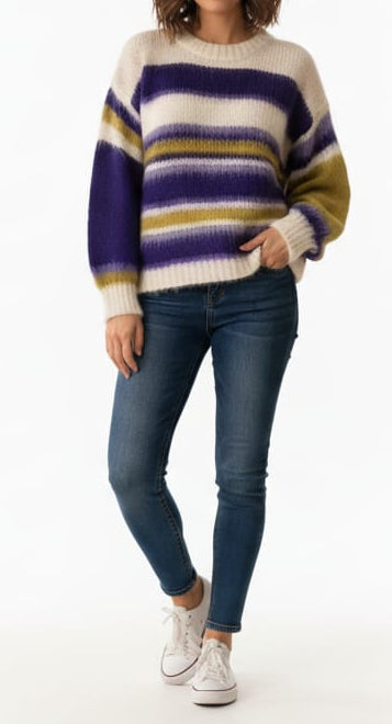 HAVEONE -MAGLIA A RIGHE