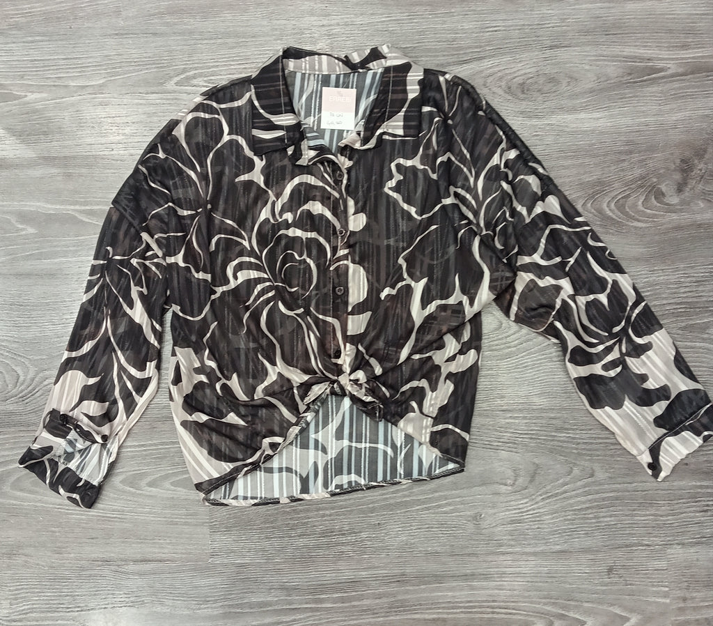 ERREBI -CAMICIA FILO LUREX