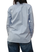 VICOLO-CAMICIA A RIGHE CON SWAROVSKI