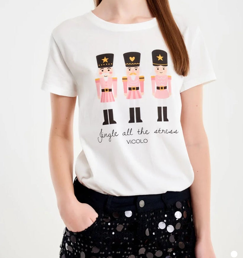 VICOLO-T SHIRT SCHIACCIANOCI