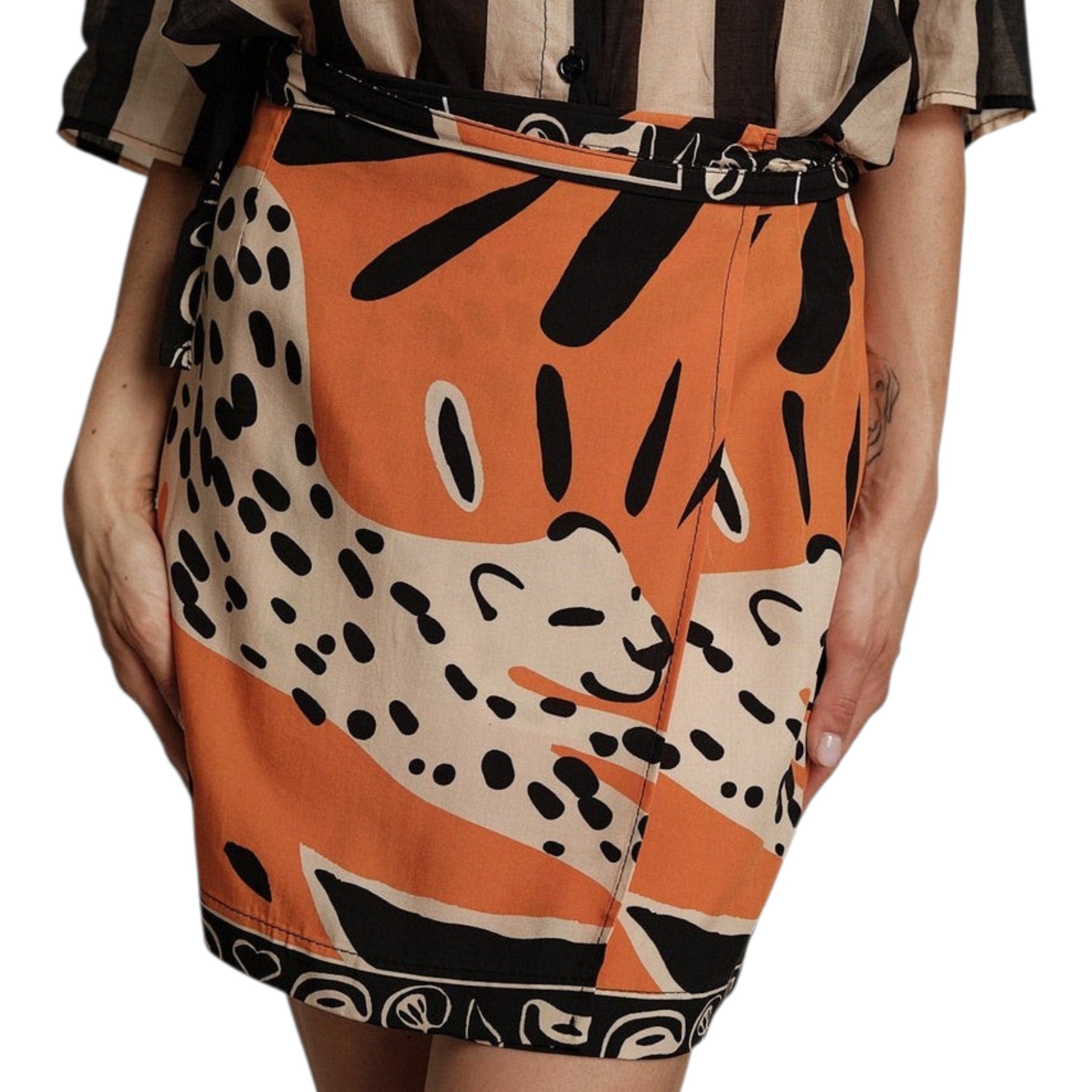 VICOLO-COORDINATO CAMICIA RIGA +GONNA