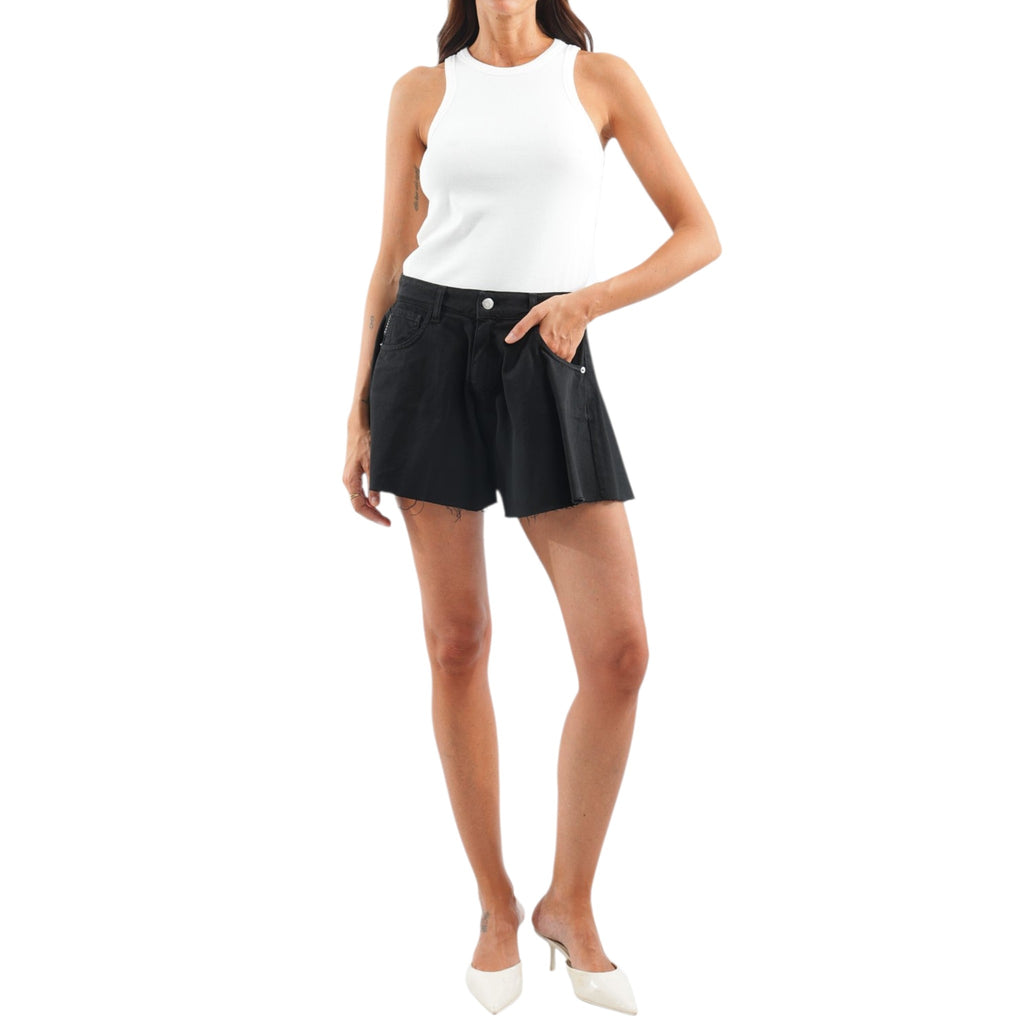 HAVEONE-SHORTS DENIM A FARFALLA
