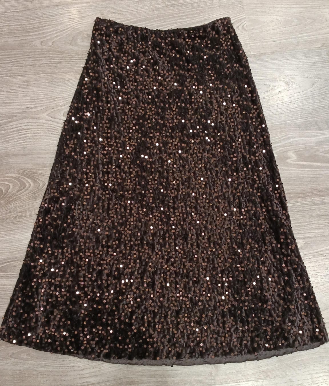 ERREBI -GONNA MIDI PAILLETTES