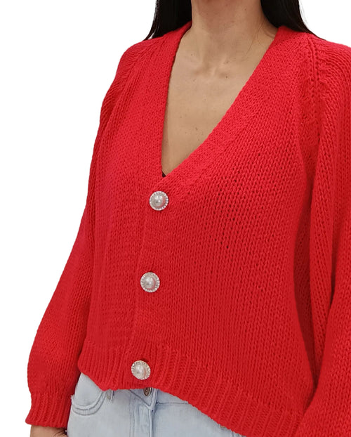 HAVEONE -CARDIGAN BOTTONI GIOIELLO