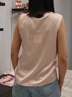 VICOLO-TOP SATIN SMANICATO