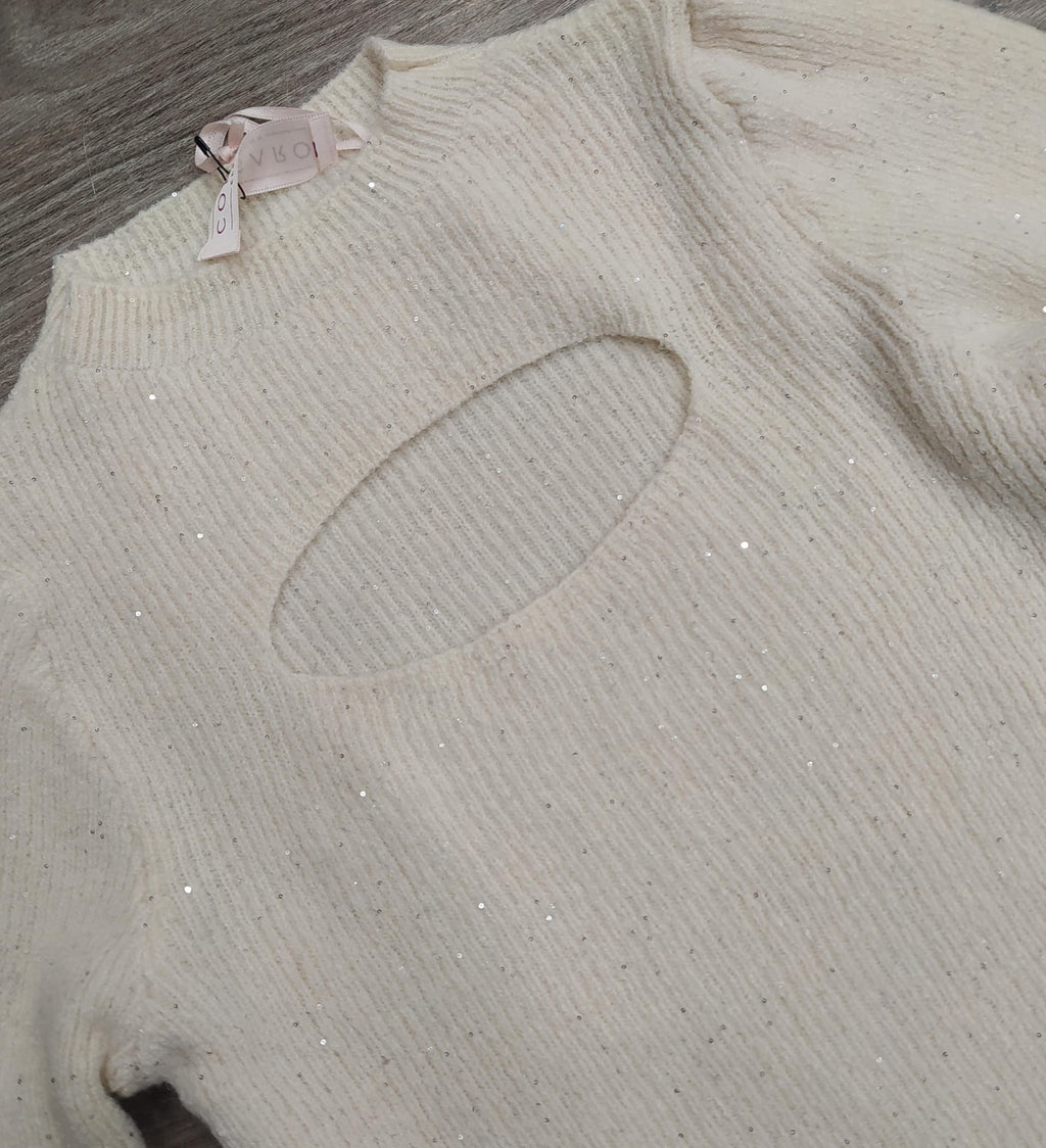 ERREBI -MAGLIA MICROPAILETTES