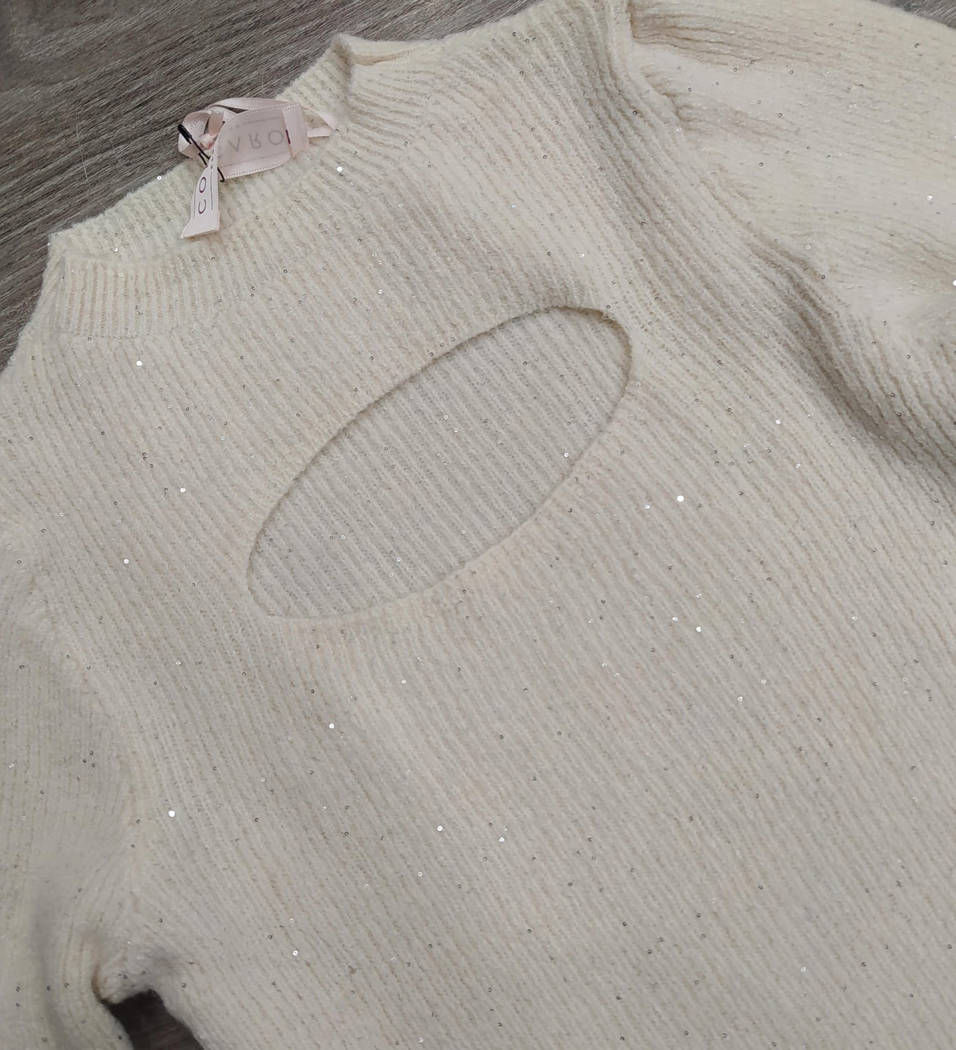 ERREBI -MAGLIA MICROPAILETTES