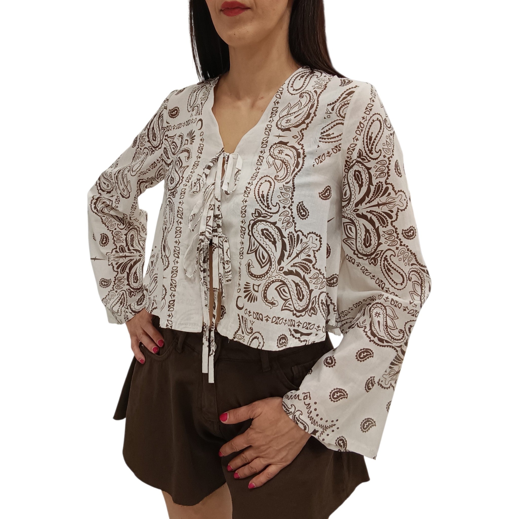 PHILIA LOFT-CAMICIA BANDANA