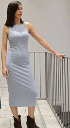 VICOLO-ABITO MIDI IN LUREX