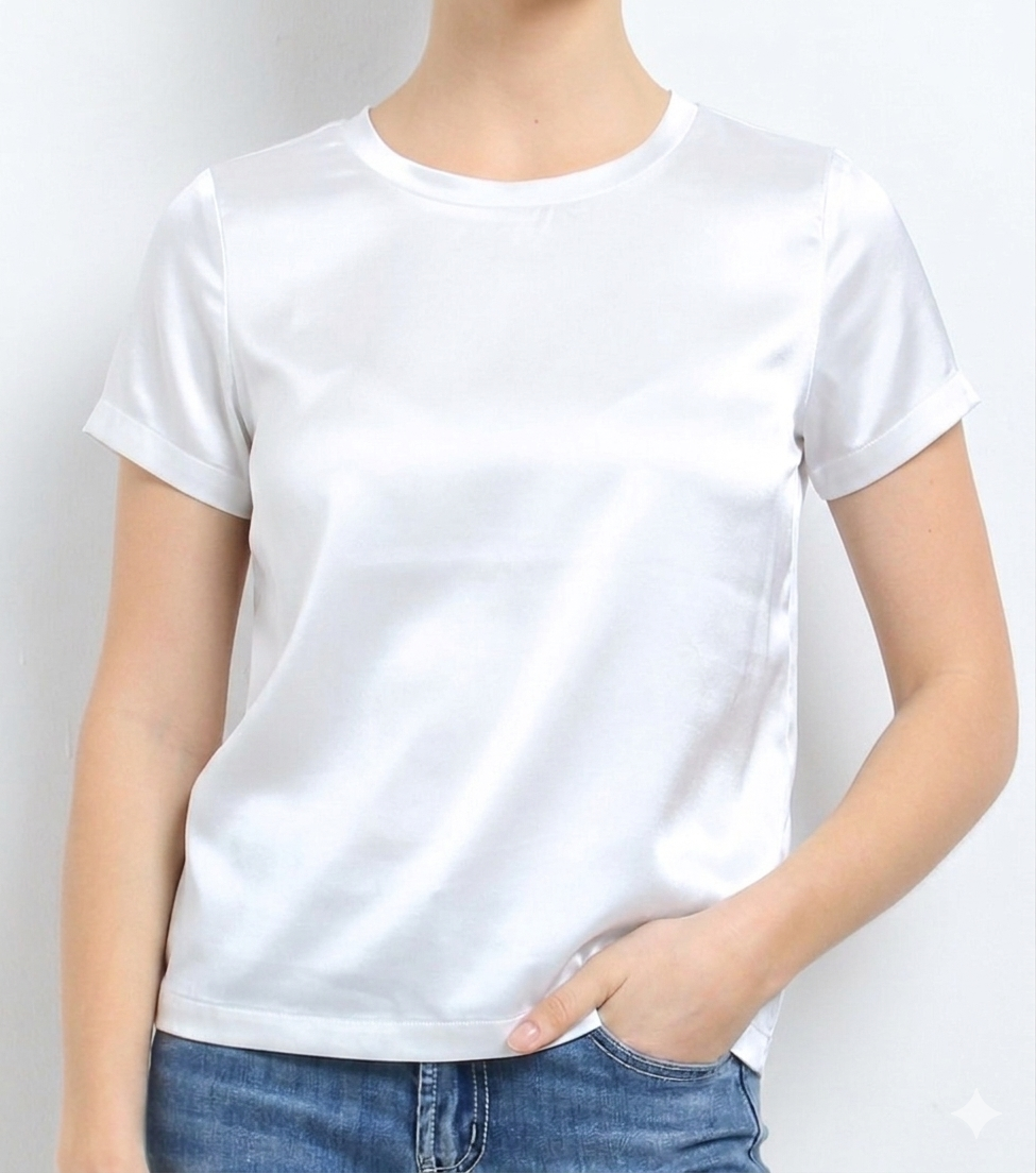 VICOLO-T SHIRT SATIN